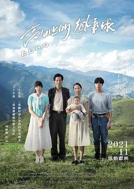 高山上的热气球 海报