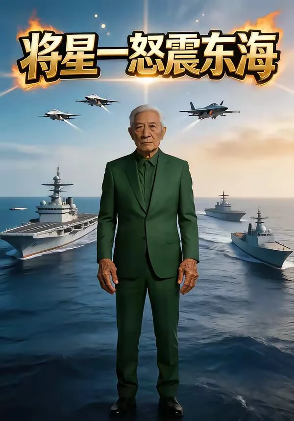 将星一怒震东海 海报