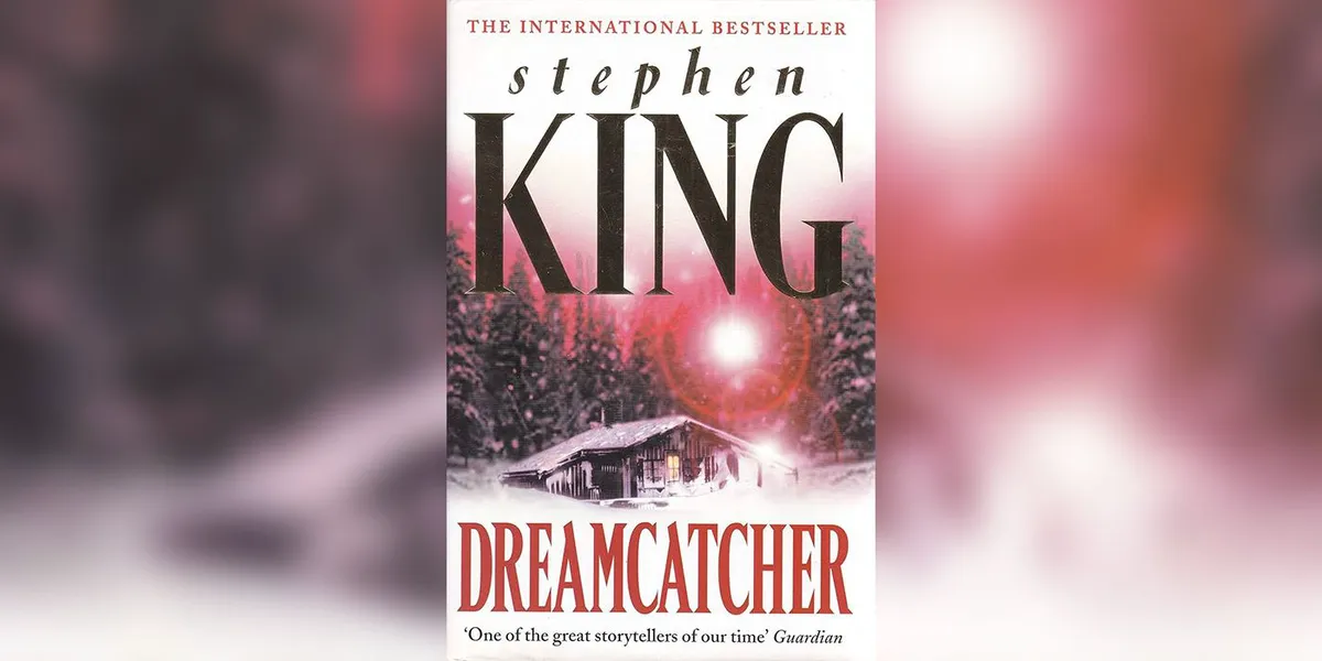 The book cover of Dreamcatcher by Stephen King.