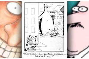 10 Funniest Far Side Comics Starring Giant Monsters