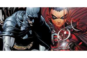 Popular DCU Batman Casting Choice Dons The Cape And Cowl Alongside Damian Wayne In The Brave And The Bold Art