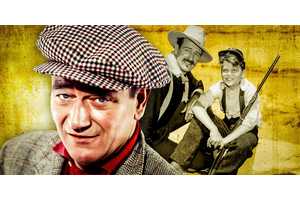 John Wayne's Final Western With His Son Patrick Marked A Surprising First For Them Both