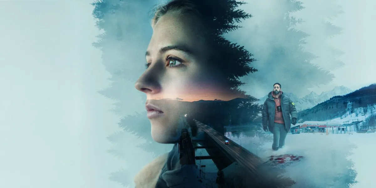 Hanna in the poster for The Åre Murders