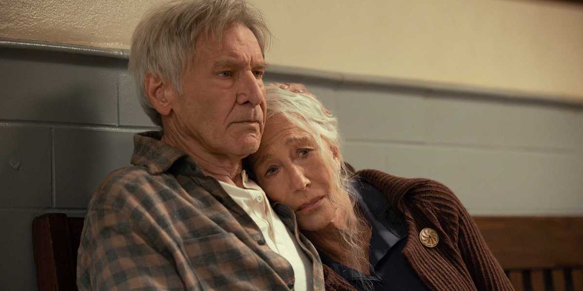 Jacob & Cara Dutton looking stricken in 1923 season 2