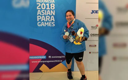 Medina wins table tennis silver in Asian Para Games