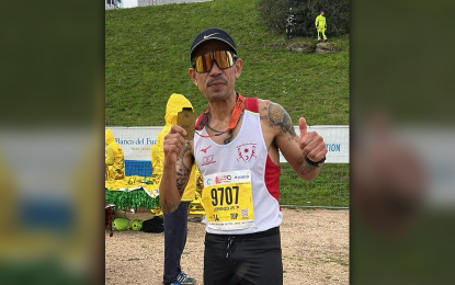 <p><strong>BEST FILIPINO</strong>. Italy-based Lorenzo Castro Jr. emerges as the best Filipino runner after finishing 18th in the 30th Acea Run Rome the Marathon on Sunday (March 16, 2025). Some 28,000 runners joined the annual marathon. <em>(Contributed photo)</em></p>