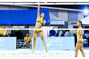 UST rolls to 5th win in UAAP girls beach volleyball