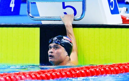 Veteran swimmer Gawilan cops 1st PH gold in Asian Para Games  