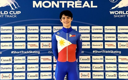 <p><strong>FLAG-BEARER.</strong> Speed skater Peter Groseclose will carry the Philippine flag along with curling athlete Kathleen Dubberstein in the opening ceremony of the 9th Asian Winter Games on Friday (Feb. 7, 2025) at the Harbin International Convention Exhibition and Sports Center in Harbin, China. A total of 1,255 athletes from 34 countries are participating in the tournament. <em>(Contributed photo)</em></p>