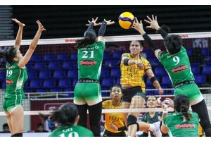 FEU, La Salle secure semis berths in SSL volleyball