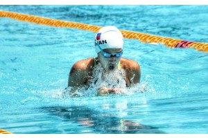 Fil-Ams Coleman, Santos win 3rd gold medals in PH swimming trials