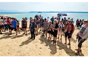 First cruise visit inspires Biliran to promote Higatangan Island