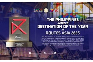 PHL wins Destination of the Year Award at Routes Asia 2025