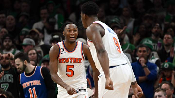 New York Knicks, RJ Barrett, Immanuel Quickley New York Knicks, RJ Barrett, Immanuel Quickley