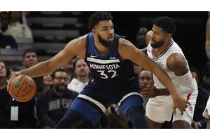 Paul George had us in the first half with his opinion on Knicks-KAT trade