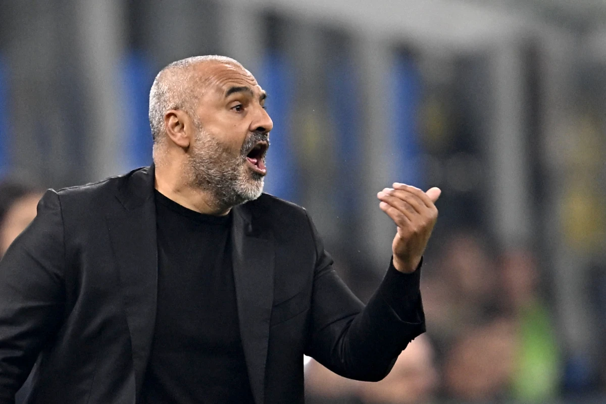 Salernitana's Italian headcoach Fabio Liverani gestures during the Italian Serie A football match between Inter Milan and US Salernitana at the San Siro stadium, in Milan, on February 16, 2024. (Photo by GABRIEL BOUYS / AFP) (Photo by GABRIEL BOUYS/AFP via Getty Images)