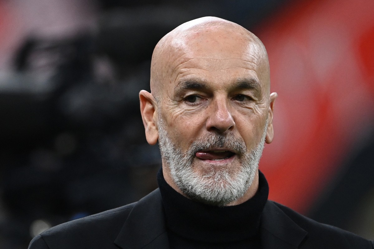 AC Milan's Italian coach Stefano Pioli looks on ahead of the Italian Serie A football match between AC Milan and Napoli at the San Siro Stadium, in Milan on February 11, 2024. (Photo by Isabella BONOTTO / AFP) (Photo by ISABELLA BONOTTO/AFP via Getty Images)