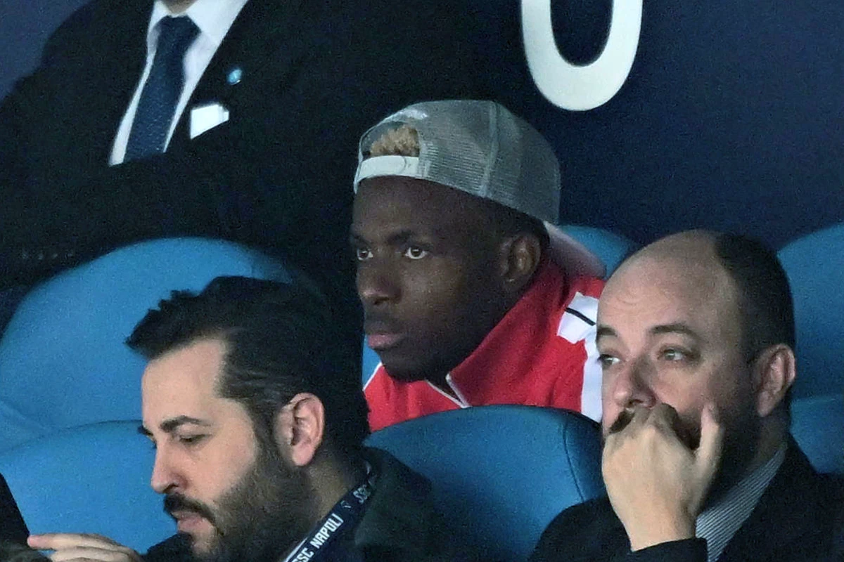 Victor Osimhen Napoli stands