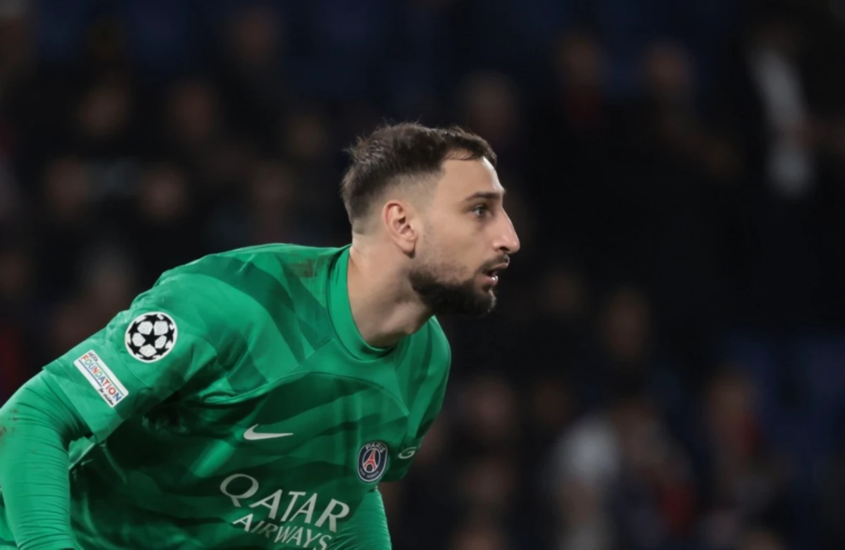 Ballon d'Or nominated (PSG) goalkeeper Gianluigi Donnarumma in action during the UEFA Champions League Round of 16, 1st leg match between Paris Saint Germain (PSG) and Real Sociedad in Paris, France, 14 February 2024. EPA-EFE/CHRISTOPHE PETIT TESSON