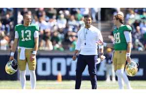 Notre Dame QB Steve Angeli surprises everyone by entering Transfer Portal