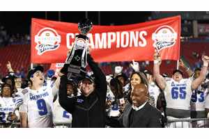 Memphis Defeats West Virginia In Scooter's Coffee Frisco Bowl
