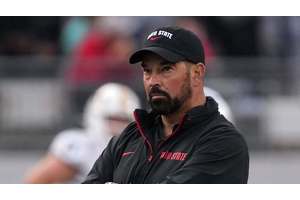 Ohio State football head coach Ryan Day lavishes praise on former player