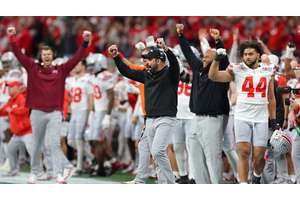 ESPN broadcast clowns Lou Holtz as Ryan Day beats down Notre Dame