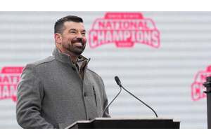Ohio State coach Ryan Day quotes Taylor Swift after fans blast his latest hire