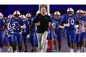 Rhett Lashlee won't bolt from SMU, has resources to build ACC powerhouse