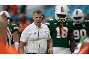 Mario Cristobal goes way too far attempting to hype up Carson Beck