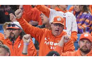 Clemson fans celebrate as Trevor Lawrence finally gets a dangerous wide receiver