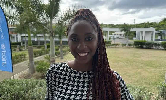 UNICEF Youth advocate and co-organizer of the SIDS Global Children and Youth Action Summit Ashley Lashley.