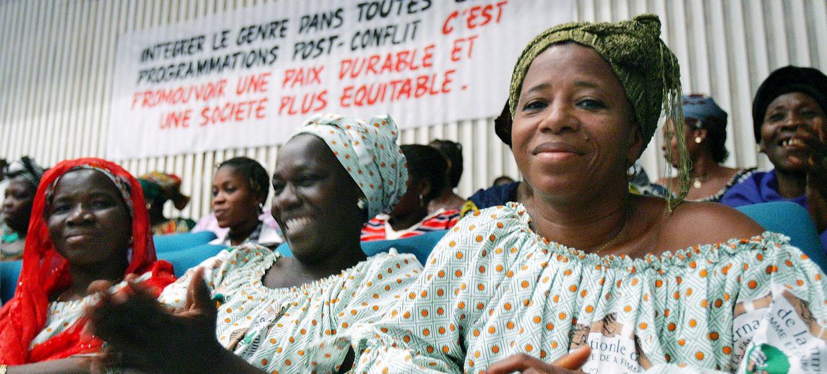 In West and Central Africa, the UN is working with regional organizations on women, peace and security to ensure that women are involved in early warning and mediation, including in Côte d'Ivoire (pictured). In West and Central Africa, the UN is working with regional organizations on women, peace and security to ensure that women are involved in early warning and mediation, including in Côte d'Ivoire (pictured).