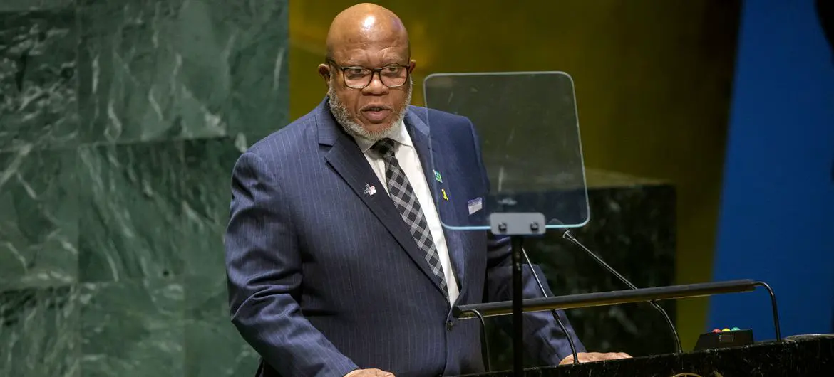 General Assembly President Dennis Francis addresses the opening of the sixty-eighth session of the Commission on the Status of Women (CSW68). General Assembly President Dennis Francis addresses the opening of the sixty-eighth session of the Commission on the Status of Women (CSW68).
