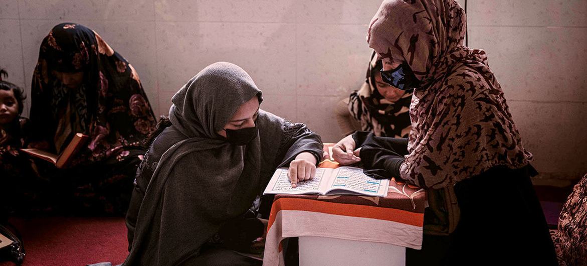 Girls and women across Afghanistan lack access to secondary education since the Taliban takeover. Girls and women across Afghanistan lack access to secondary education since the Taliban takeover.