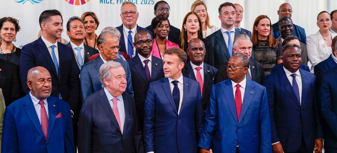 António Guterres, UN Secretary-General takes a family photo with world leaders to ramp up the ratification of the High Sea Treaty. António Guterres, UN Secretary-General takes a family photo with world leaders to ramp up the ratification of the High Sea Treaty.