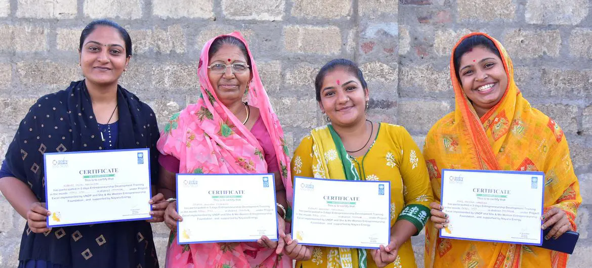 UNDP's entrepreneurship development training programme is changing the lives of women in India. UNDP's entrepreneurship development training programme is changing the lives of women in India.