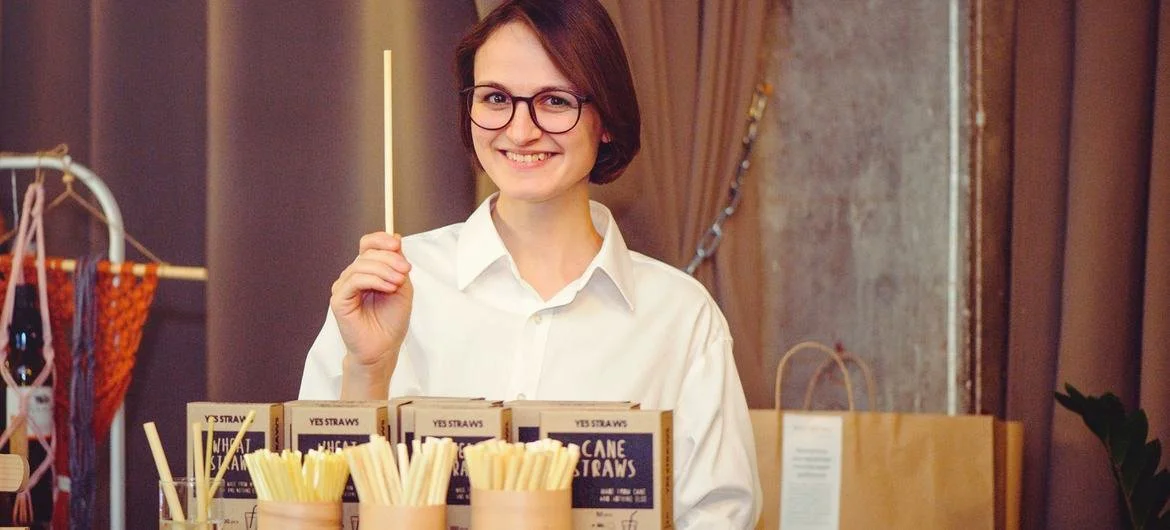 Thanks to the project Svidomo Made, consumers in Ukraine learned more about innovative businesses, supporting eco-friendly solutions, such as the production of organic straws made from plants. Thanks to the project Svidomo Made, consumers in Ukraine learned more about innovative businesses, supporting eco-friendly solutions, such as the production of organic straws made from plants.