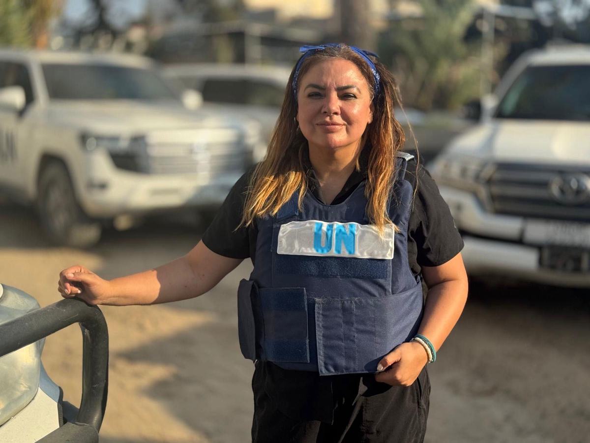 Sonia Silva, UNICEF Head of Office in Gaza. Sonia Silva, UNICEF Head of Office in Gaza.