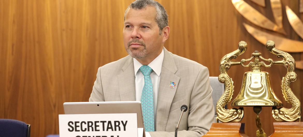 Arsenio Dominguez, Secretary-General of the International Maritime Organization (IMO). Arsenio Dominguez, Secretary-General of the International Maritime Organization (IMO).