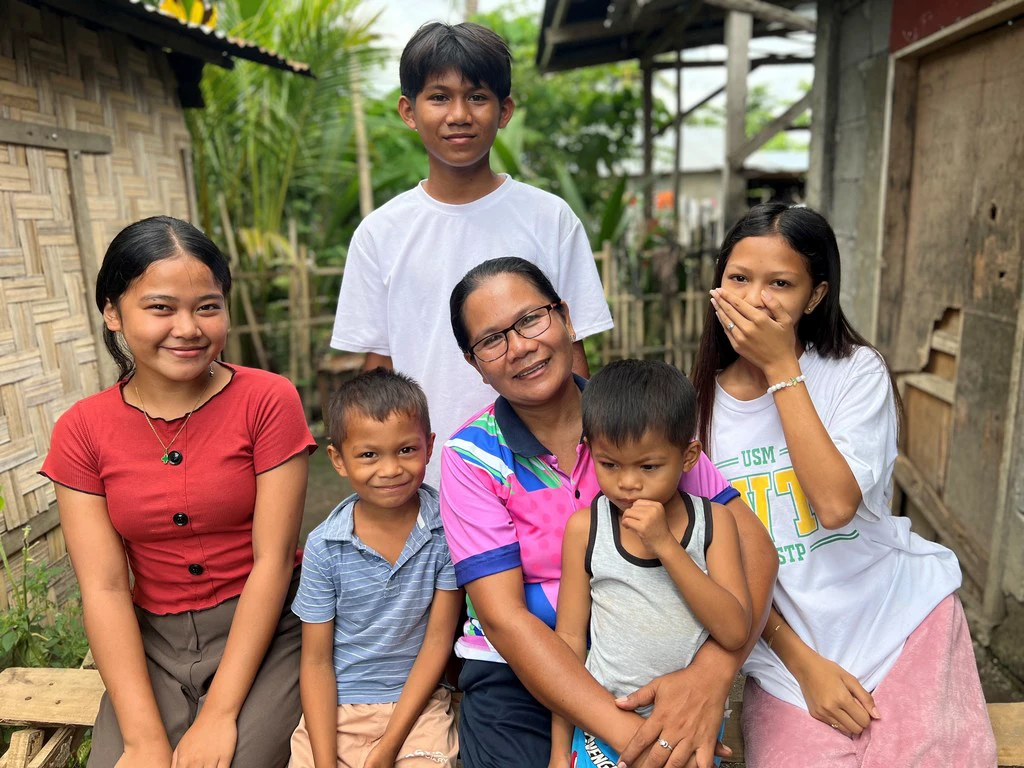 Mona Usman and her family. 