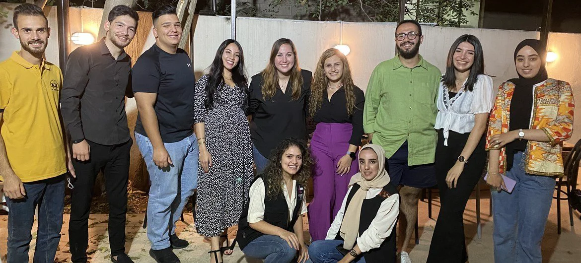 The team behind the WeRise app, a HeForShe project, in Jordan The team behind the WeRise app, a HeForShe project, in Jordan