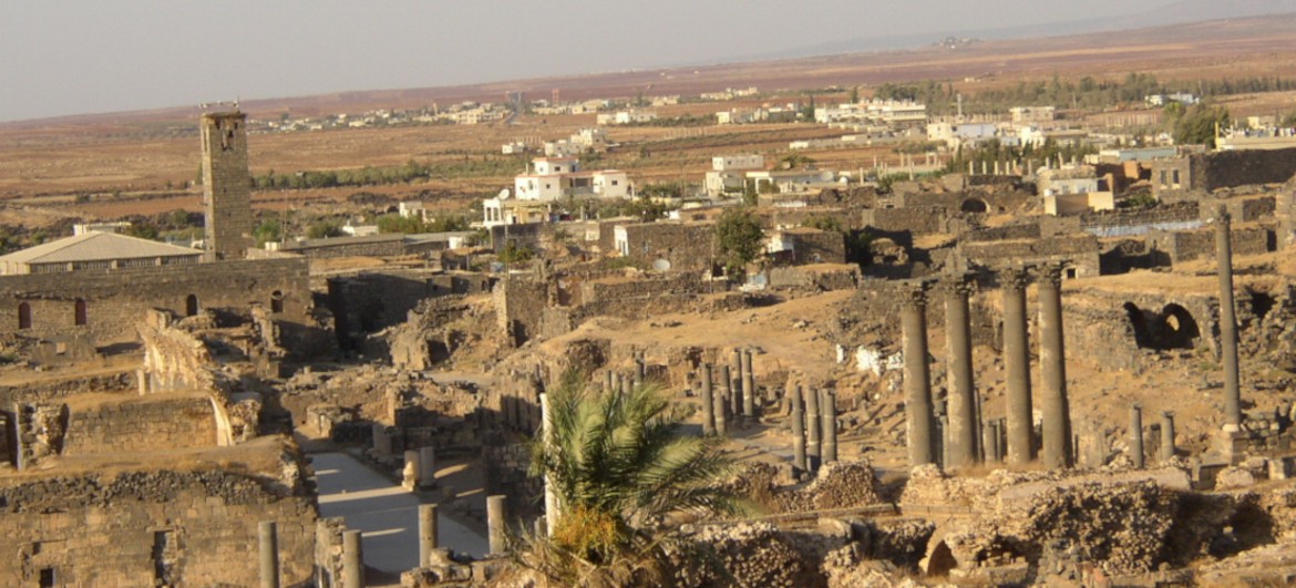 The ancient city of Bosra, Syria, a UNESCO World Heritage site, in 2015. (file) The ancient city of Bosra, Syria, a UNESCO World Heritage site, in 2015. (file)