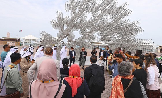 A public art sculpture called Forever Bicycle, made up of 720 carefully stacked bicycles, has just been unveiled in Abu Dhabi, United Arab Emirates. A public art sculpture called Forever Bicycle, made up of 720 carefully stacked bicycles, has just been unveiled in Abu Dhabi, United Arab Emirates.