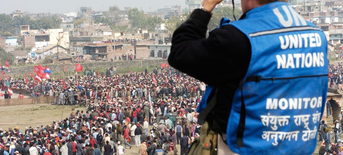 UN special political missions in post‑conflict settings, such as the mission in Nepal (UNMIN, 2007-11) help maintain stability, dialogue and support democratic processes. UN special political missions in post‑conflict settings, such as the mission in Nepal (UNMIN, 2007-11) help maintain stability, dialogue and support democratic processes.