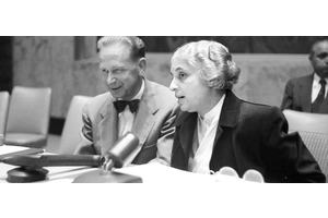 Stories from the UN Archive: UN General Assembly’s first female president | UN News