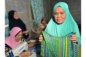 First Person: Stitching together a future following deadly siege | UN News