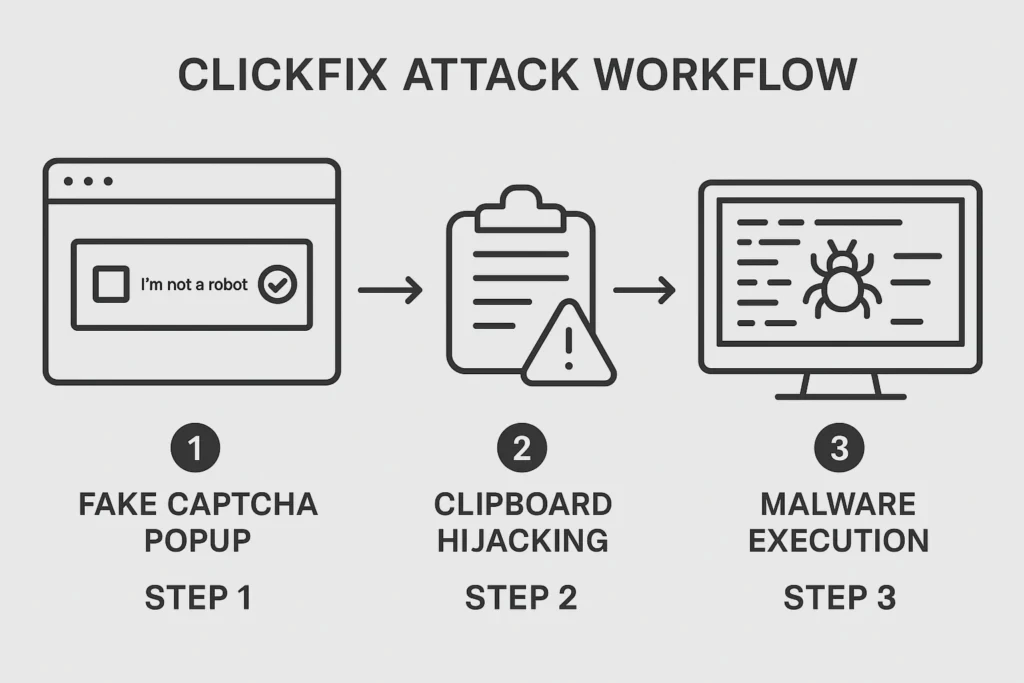 ClickFix Attack Workflow