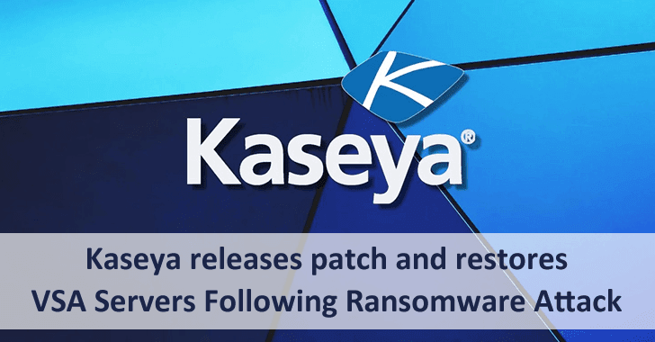 Kaseya Releases Patch Kaseya Releases Patch