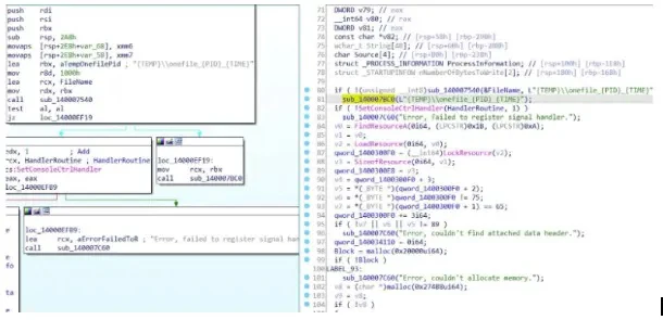 Temp Folder Creation Using String {TEMP}\onefile_{PID}_{TIME}